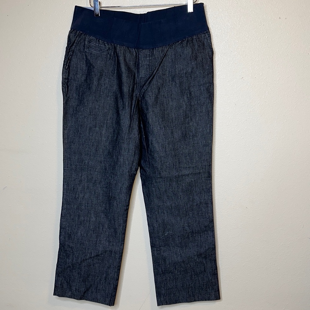 Gap Stretch Maternity Demi Panel Sz 14 L